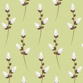 Catkin vector pattern for easter.