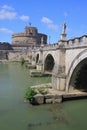 Catle and bridge in Vatican Royalty Free Stock Photo