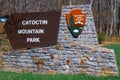 The Catoctin Mountain Park Sign Royalty Free Stock Photo
