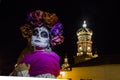 Catrina in a Mexican Town for the day of the dead