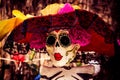 Catrina, paper mache statue. Mexico.