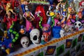 Catrinas, dolls and puppets for the day of death