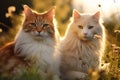 Cats background animal fur portrait domestic beautiful pet kitten fluffy cute Royalty Free Stock Photo