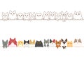 Cats border set