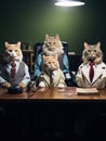 Cats in Business Suits Conquer the Corporate World