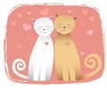 Cats in love