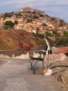 Cats in the port of Molyvos, Lesbos, Greece