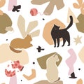 Cats Seamless Pattern