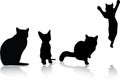 Cats set - 2. Silhouettes