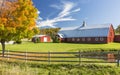 Catskills Barn and Pond Royalty Free Stock Photo