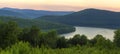 Catskills Soft Reservoir Sunset Royalty Free Stock Photo