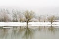 Catskills Winter Lake