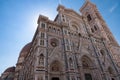 Cattedrale di Santa Maria del Fiore Cathedral of Saint Mary of the Flower is the main church of Florence,Tuscany, Italy. Royalty Free Stock Photo