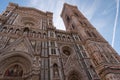 Cattedrale di Santa Maria del Fiore Cathedral of Saint Mary of the Flower is the main church of Florence,Tuscany, Italy. Royalty Free Stock Photo