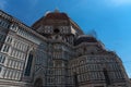 Cattedrale di Santa Maria del Fiore Cathedral of Saint Mary of the Flower is the main church of Florence,Tuscany, Italy. Royalty Free Stock Photo