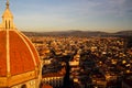 Cattedrale di Santa Maria del Fiore at sunset Royalty Free Stock Photo