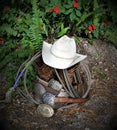 Cattle Cowboy Tools and Buckles Royalty Free Stock Photo