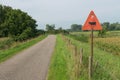 Cattle crossing sign