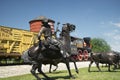 Cattle drive to Sedalia Missouri