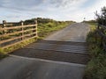 Cattle grid in Devon, England. Royalty Free Stock Photo