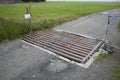 Cattle guard Royalty Free Stock Photo