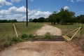 A Cattle Guard Replaces a Gate for Cattle Royalty Free Stock Photo