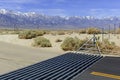 Cattle Guard in Road on Ranch in American West Royalty Free Stock Photo