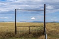 Cattle Ranch Gate, Pasture, Agriculture Royalty Free Stock Photo