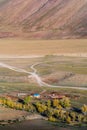 Cattle ranger camp in the Chui steppe