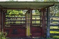 Cattle shute yards Royalty Free Stock Photo
