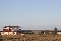 Cattle station with modern solar energy,Adelaide, Australasian Royalty Free Stock Photo