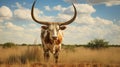 cattle texas longhorn cow Royalty Free Stock Photo