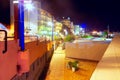 Cattolica Italian Town in the Nighttime