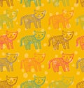 Catty pattern Royalty Free Stock Photo