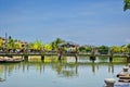 Cau An Hoi Bridge in Hoi An,Vietnam. Royalty Free Stock Photo