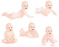 Caucasian Baby Set Five