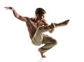 Caucasian male dancer