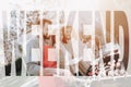 Caucasian Man Is Grilling Barbeque With Friends. Royalty Free Stock Photo