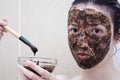 Coffee face scrub