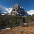 Caucasian mountain landscape