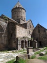 Caucasian mountains in Armenia. Monastery Tatev