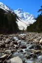 Caucasus mountain landscape Royalty Free Stock Photo