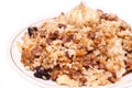 Caucasian traditional pilaf Royalty Free Stock Photo