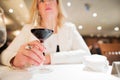 Red Wine Drinker Royalty Free Stock Photo