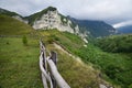 Mountain landscape. Chechnya, Russia Royalty Free Stock Photo