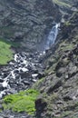 Waterfall in the Greater Caucasus range, Shahdag National Park, Azerbaijan