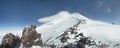 Caucasus. Elbrus Mount view. Panorama.