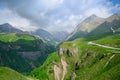 Caucasus mountains Royalty Free Stock Photo