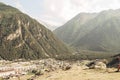 Caucasus mountains Russia Caucas elbrus village Royalty Free Stock Photo