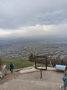 Caucasus mountains panorama Pyatigorsk Royalty Free Stock Photo